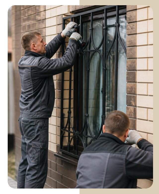 Установка решеток в дом в Рыбинске по цене от 3643 р. | Дверной
